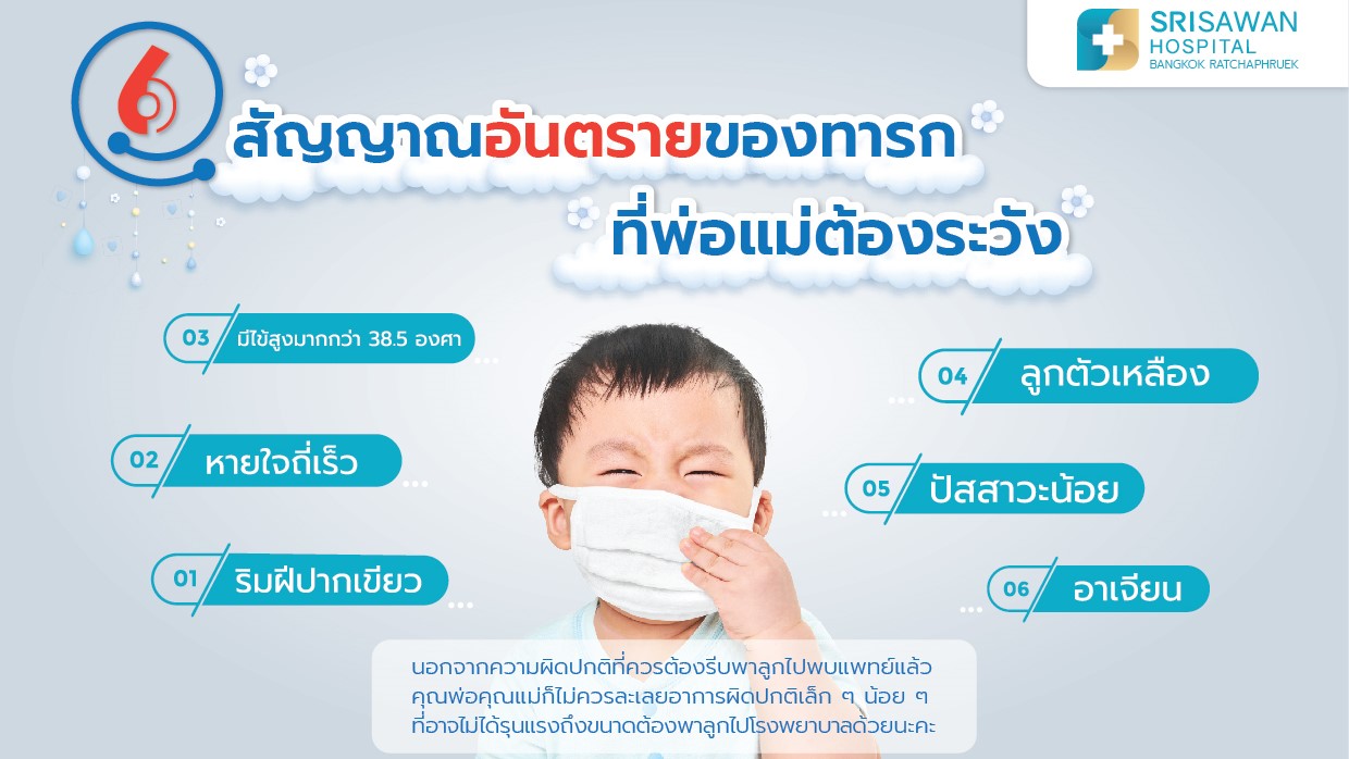 หน้าปกบทความเรื่อง 6 สัญญาณอันตรายของทารก ที่พ่อแม่ต้องระวัง